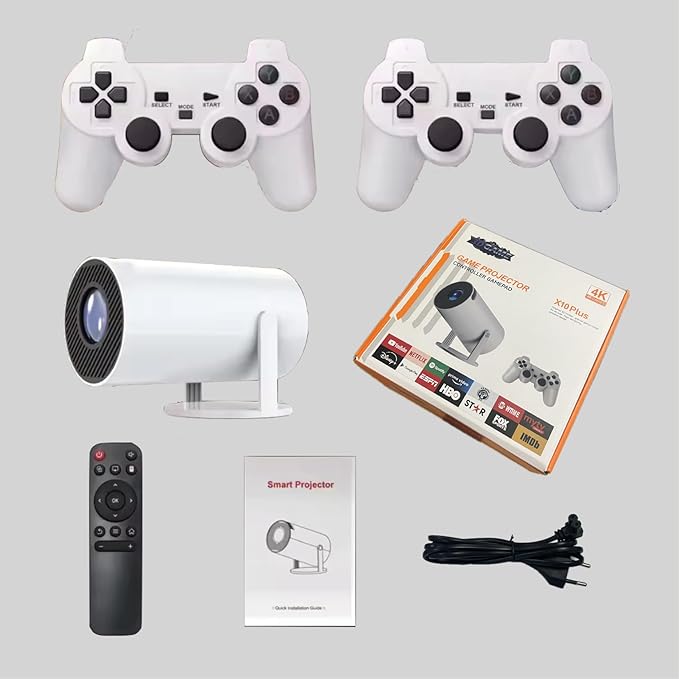 2-in-1 projector with video games